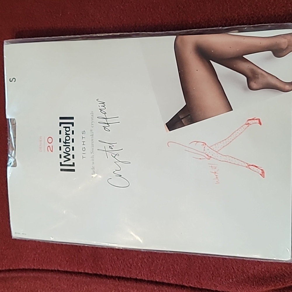 Wolford Stocking Denier 20 Crystal Affair Small Gobi/Golden shades New